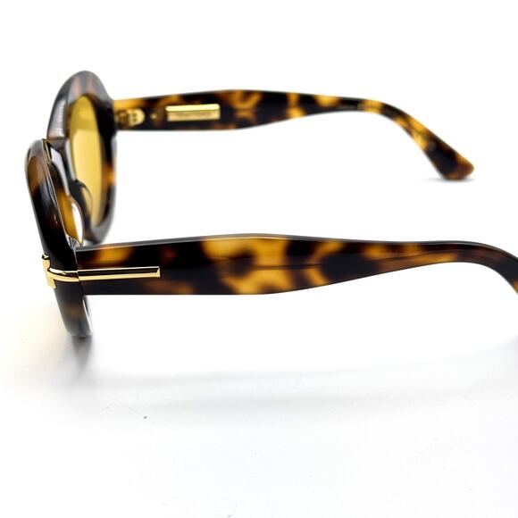 Tom Ford Sunglasses FT1328 53E Havana Oval Frame Brown Lens 55mm Icon Collection main image 9